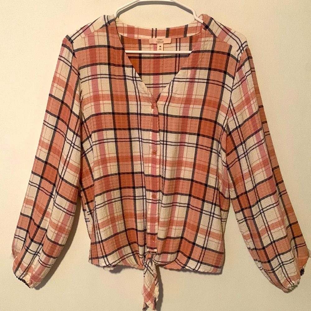 Como Vintage Button Up Blouse